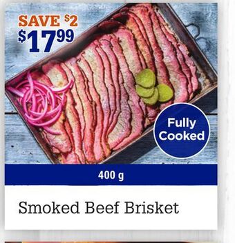 M & M Food Market Smoked beef brisket offer