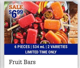 M & M Food Market Fruit bars offer