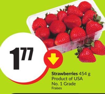 FreshCo Strawberries 454 g product of usa no 1 grade offer