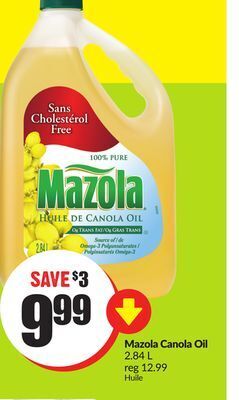 FreshCo Mazola canola oil 2.84 l offer