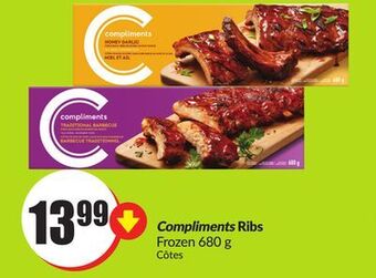 FreshCo Compliments ribs frozen 680 g offer