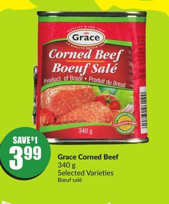 FreshCo Grace corned beef 340 g selected varieties offer