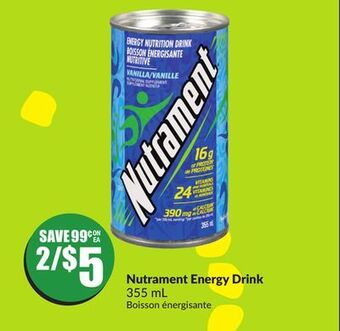 FreshCo Nutrament energy drink 355 ml offer