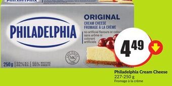 FreshCo Philadelphia cream cheese 227-250 g offer