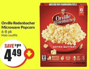 FreshCo Orville Redenbacher Microwave Popcorn 6-8 pk offer