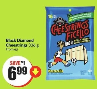 FreshCo Black Diamond Cheestrings 336 g offer