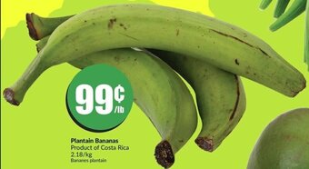 FreshCo Plantain Bananas offer