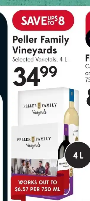 Sobeys Peller Family Vineyards Selected Varietals, 4 L offer