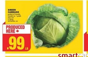 No Frills Green cabbage offer