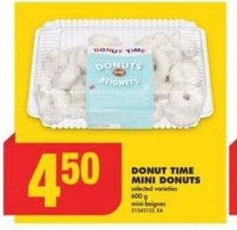 No Frills Donut Time Mini Donuts 600g offer