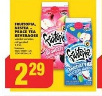No Frills FRUITOPIA, NESTEA PEACE TEA BEVERAGES offer