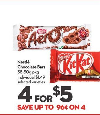 Longo's Nestlé chocolate bars offer