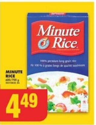 No Frills Minute Rice offer
