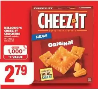 No Frills KELLOGG'S CHEEZ-IT CRACKERS selected variaties 191/200 offer