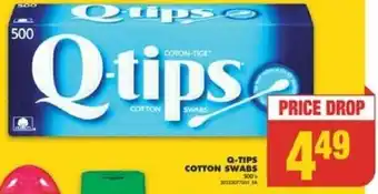 No Frills Q-TIPS COTTON SWABS 500 203207701 offer