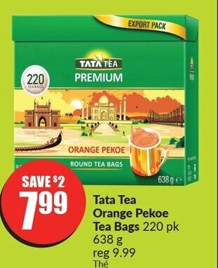 FreshCo Tata Tea Orange Pekoe Tea Bags 220 pk offer