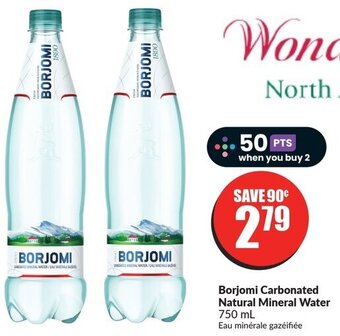 FreshCo Borjomi Carbonated Natural Mineral Water 750 mL offer
