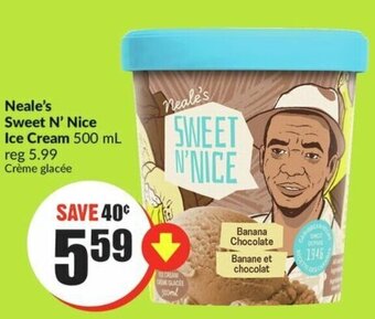 FreshCo Neale's Sweet N' Nice Ice Cream 500 mL offer