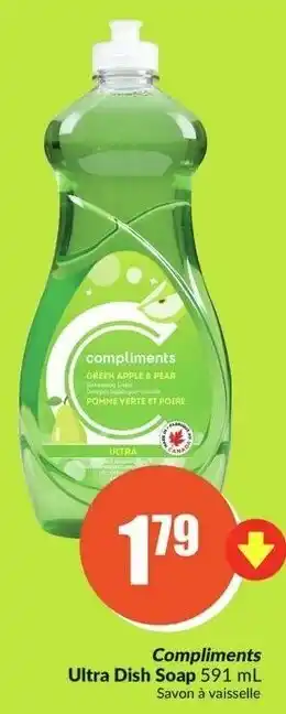 FreshCo Compliments Ultra Dish Soap 591 mL offer