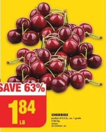 No Frills Cherries offer