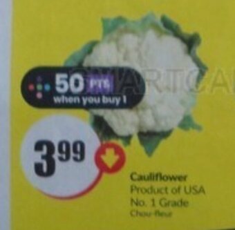 FreshCo Cauliflower offer