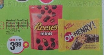 FreshCo Hershey's Stand Up Pouches or Hershey's Multipack offer