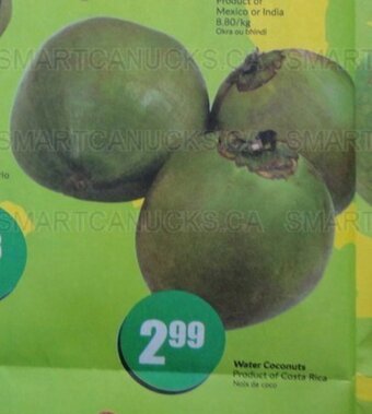 FreshCo Water Coconuts offer