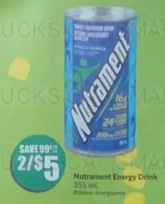 FreshCo Nutrament Energy Drink 355 mL offer