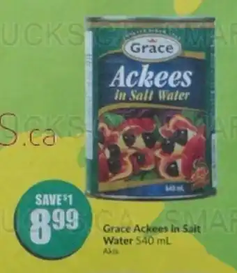FreshCo Grace Ackees in Salt Water 540 ml offer