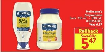Walmart Hellmann's Mayonnaise offer