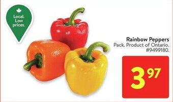 Walmart Rainbow Peppers offer