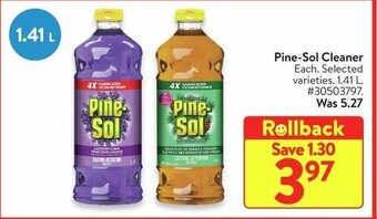Walmart Pine-Sol Cleaner offer