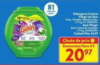 Walmart Gain Flings! offer