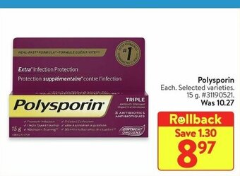 Walmart Polysporin offer