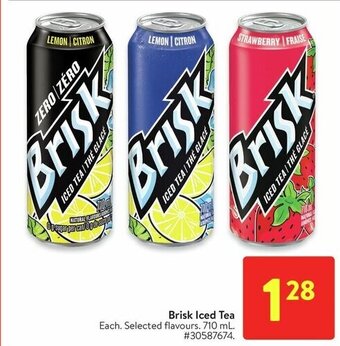 Walmart Brisk Iced Tea offer