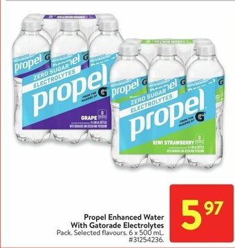 Walmart Propel Enhanced Water With Gatorade Electrolytes offer