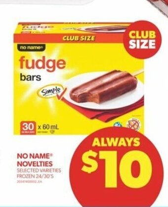 Real Canadian Superstore NO NAME NOVELTIES offer