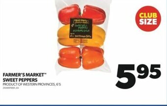 Real Canadian Superstore FARMER'S MARKET SWEET PEPPERS offer