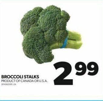Real Canadian Superstore BROCCOLI STALKS offer
