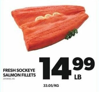 Real Canadian Superstore FRESH SOCKEYE SALMON FILLETS offer
