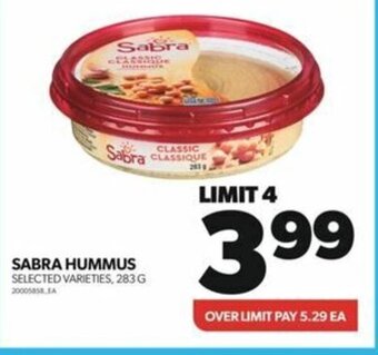 Real Canadian Superstore SABRA HUMMUS offer