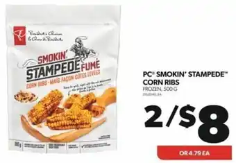 Real Canadian Superstore PC SMOKIN' STAMPEDE CORN RIBS offer