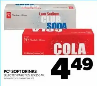 Real Canadian Superstore PC SOFT DRINKS offer