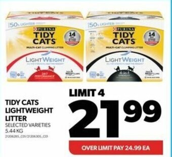 Real Canadian Superstore TIDY CATS LIGHTWEIGHT LITTER offer