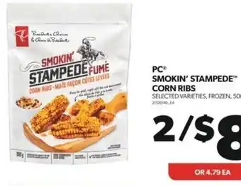 Real Canadian Superstore PC SMOKIN' STAMPEDE™ CORN RIBS offer