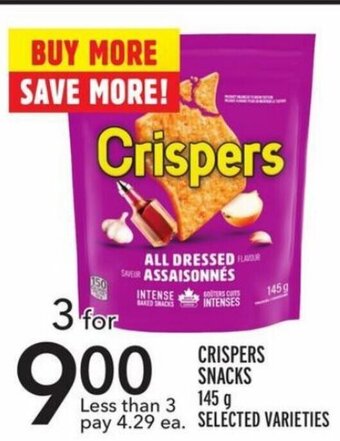 Metro CRISPERS SNACKS 145 g offer