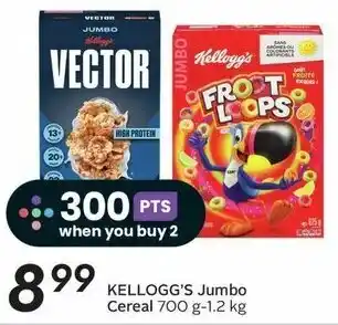 Sobeys KELLOGG'S Jumbo Cereal 700 g-1.2 kg offer