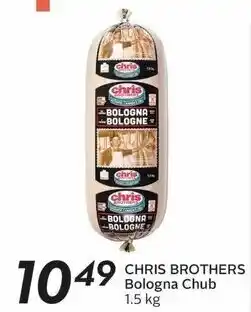 Sobeys CHRIS BROTHERS Bologna Chub 1.5 kg offer