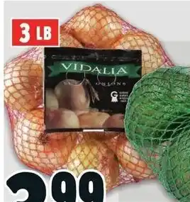 Metro VIDALIA SWEET YELLOW ONIONS 3D offer