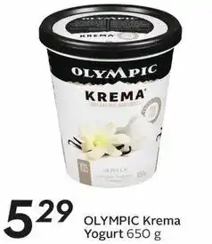 Sobeys OLYMPIC Krema Yogurt 650 offer